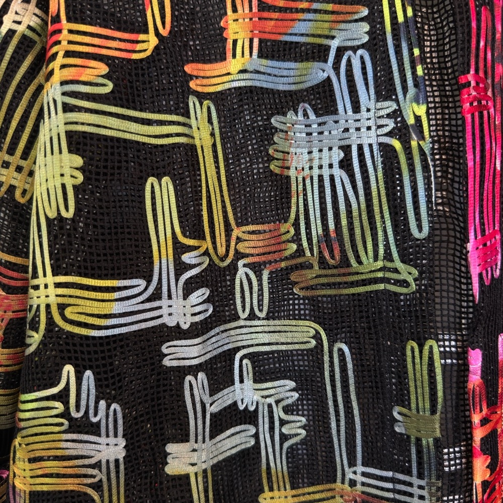 Colorful Abstract Women's Tunic - Picture 2 of 8